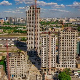 Ход строительства в ЖК «Павелецкая Сити» за Апрель — Июнь 2021 года, 5