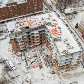 Ход строительства в ЖК «Резиденция Архитектор» за Январь — Март 2021 года, 4
