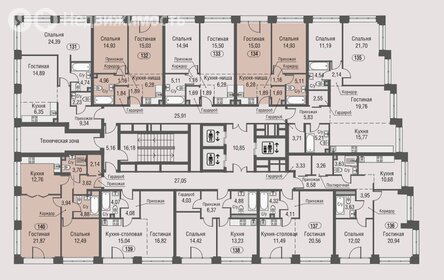 47,5 м², 2-комнатная квартира 28 870 500 ₽ - изображение 18