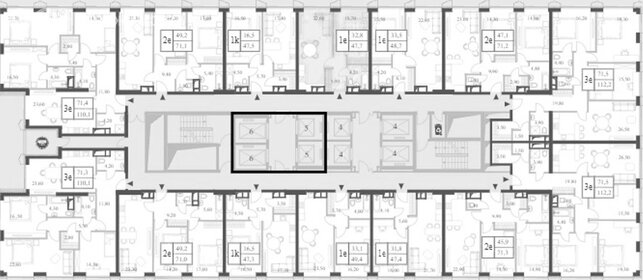 71,6 м², 3-комнатная квартира 33 764 352 ₽ - изображение 33