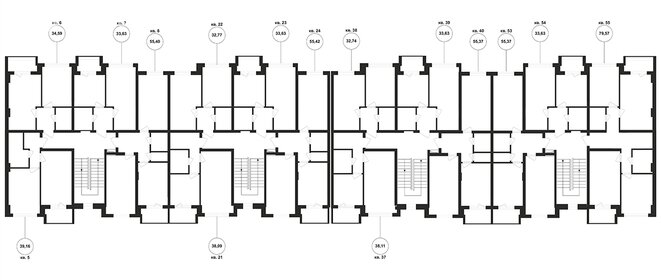 Квартира 79,6 м², 3-комнатная - изображение 2