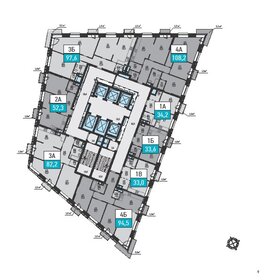 Квартира 36 м², 1-комнатные - изображение 2