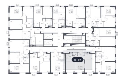 Квартира 52,5 м², 2-комнатная - изображение 1