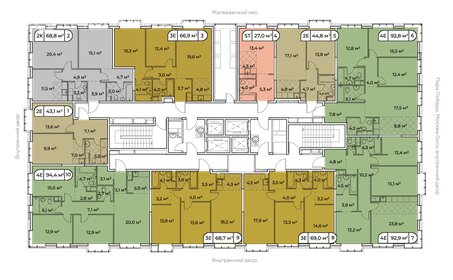 Квартира 92 м², 4-комнатная - изображение 2