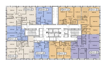 Квартира 92,1 м², 2-комнатная - изображение 2