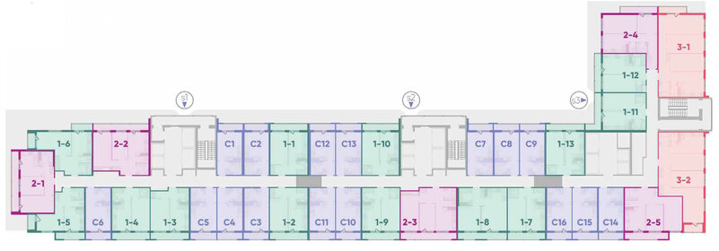 Квартира 56,3 м², 2-комнатная - изображение 2