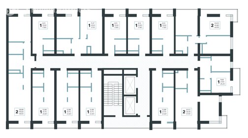 28,6 м², машиноместо 4 480 000 ₽ - изображение 17