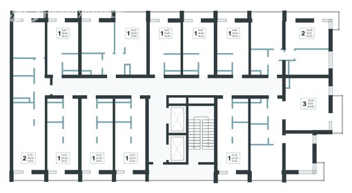 Квартира 66,1 м², 3-комнатная - изображение 1