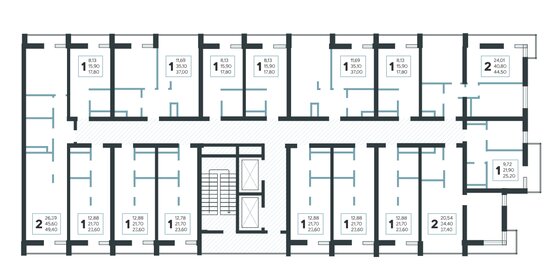 Квартира 50,8 м², 2-комнатная - изображение 2