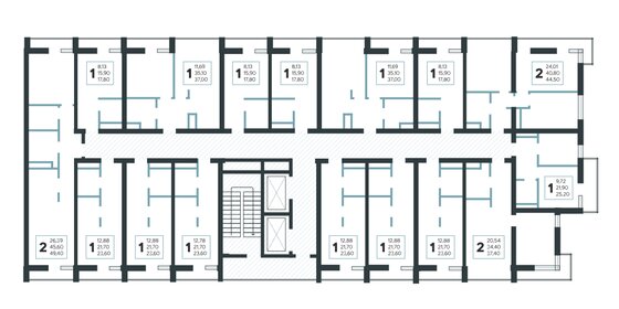 22,8 м², квартира-студия 10 880 160 ₽ - изображение 12