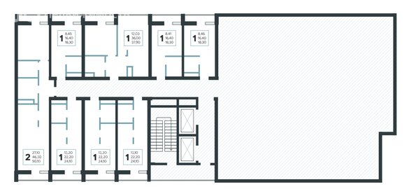 20,5 м², квартира-студия 10 500 000 ₽ - изображение 109