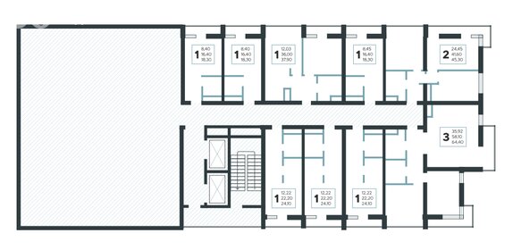 Квартира 38 м², 1-комнатная - изображение 2