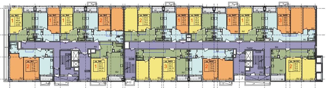 Квартира 80 м², 3-комнатная - изображение 2