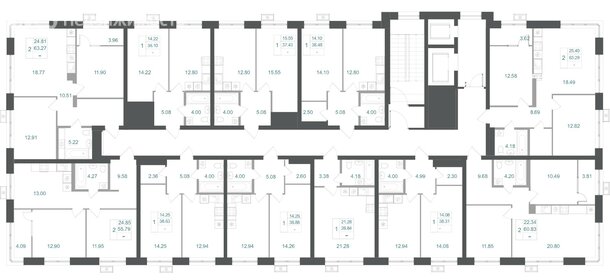 Квартира 39 м², 1-комнатная - изображение 1