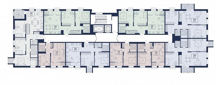 Квартира 58 м², студия - изображение 1