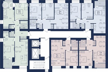 Квартира 58,5 м², 2-комнатная - изображение 2