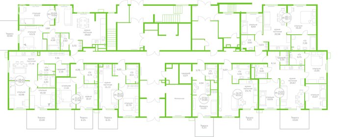 Квартира 66 м², 2-комнатная - изображение 2