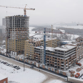 Ход строительства в микрорайоне «Евроберег» за Январь — Март 2022 года, 3