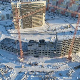 Ход строительства в ЖК «Москва» за Январь — Март 2022 года, 2