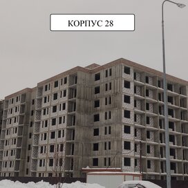 Ход строительства в микрорайоне «Красногорский» за Январь — Март 2022 года, 6