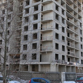 Ход строительства в ЖК «Шушары» за Январь — Март 2022 года, 2