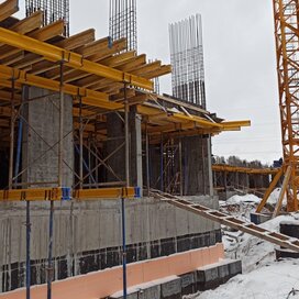 Ход строительства в ЖК «Холмогоровский» за Октябрь — Декабрь 2021 года, 6