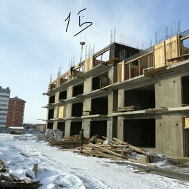 Ход строительства в ЖК «МЕГА» за Январь — Март 2022 года, 2