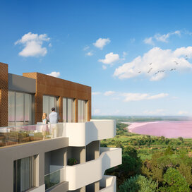 Купить квартиру рядом с водоёмом в ЖК «Розовое озеро» в Крыму - изображение 1