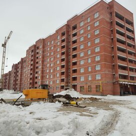 Ход строительства в ЖК «Парковый (ИСК «Новомосковский строитель») » за Январь — Март 2022 года, 2