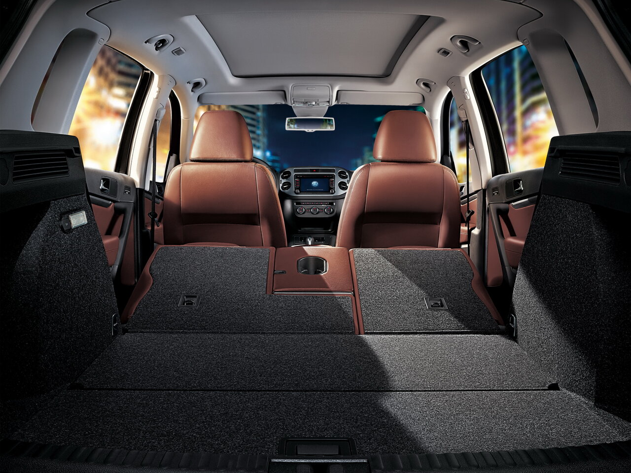 Как сложить задние сиденья на фольксваген тигуан - 93 фото