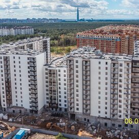 Ход строительства в ЖК «Полис Приморский» за Июль — Сентябрь 2022 года, 5