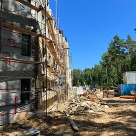 Ход строительства в ЖК «Грибовский лес» за Апрель — Июнь 2022 года, 5