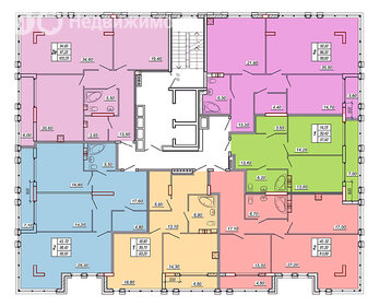 Квартира 63,2 м², 1-комнатная - изображение 2