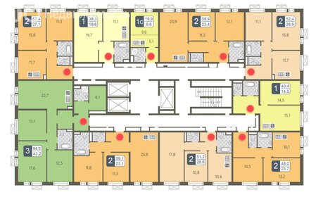 Квартира 52 м², 2-комнатная - изображение 1