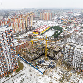 Ход строительства в  «Московский квартал» за Январь — Март 2023 года, 2