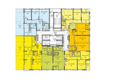 53,5 м², 2-комнатная квартира 13 300 000 ₽ - изображение 91