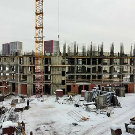 Ход строительства в ЖК «Грани» за Октябрь — Декабрь 2022 года, 2