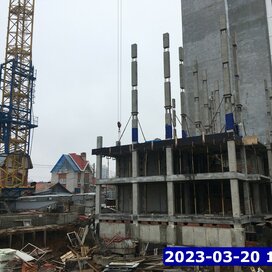 Ход строительства в ЖК «Волжские паруса» за Январь — Март 2023 года, 3
