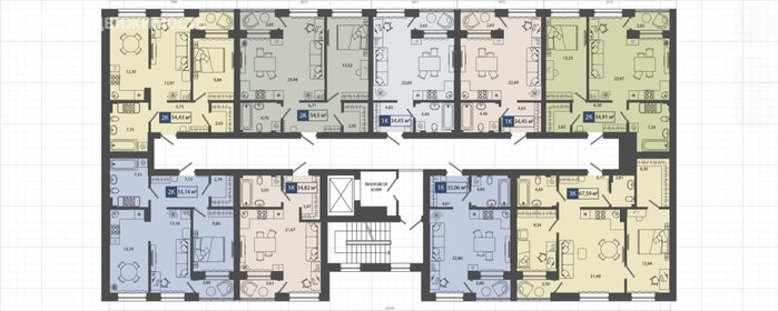 34,5 м², 1-комнатная квартира 3 300 000 ₽ - изображение 102