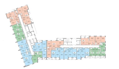 56 м², 2-комнатная квартира 5 590 000 ₽ - изображение 70