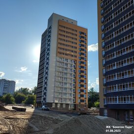 Ход строительства в ЖК «Бекетов Парк» за Июль — Сентябрь 2023 года, 5