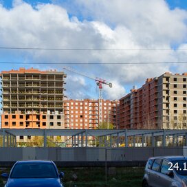 Ход строительства в квартале «Новое Колпино» за Октябрь — Декабрь 2023 года, 4