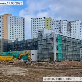 Ход строительства в ЖК «Цветной город» за Июль — Сентябрь 2023 года, 6