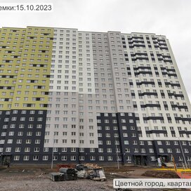 Ход строительства в ЖК «Цветной город» за Октябрь — Декабрь 2023 года, 3