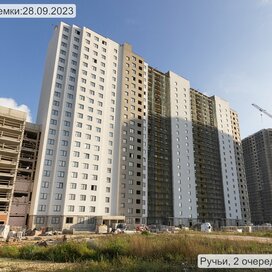 Ход строительства в ЖК «Ручьи» за Июль — Сентябрь 2023 года, 1