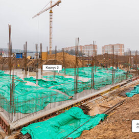 Ход строительства в ЖК «Квартал Марьино» за Октябрь — Декабрь 2023 года, 1