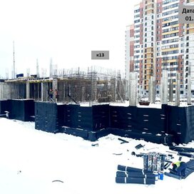 Ход строительства в ЖК «Домодедово Парк» за Октябрь — Декабрь 2023 года, 3