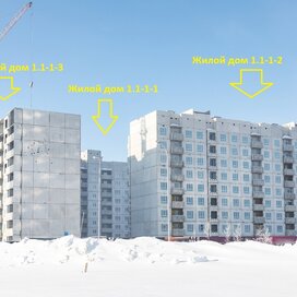 Ход строительства в жилом районе «Южный город» за Январь — Март 2024 года, 5