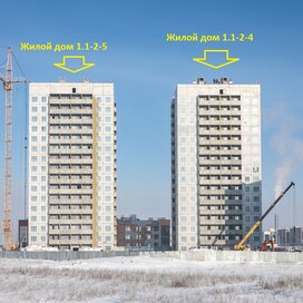 Ход строительства в жилом районе «Южный город» за Январь — Март 2024 года, 3