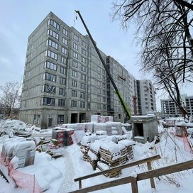 Ход строительства в ЖК «Уникум на Ершова» за Январь — Март 2024 года, 2